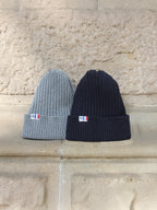 Bonnet Coton Recyclé Bleu - Femme