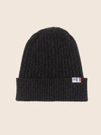 Bonnet Coton Recyclé Noir - Femme