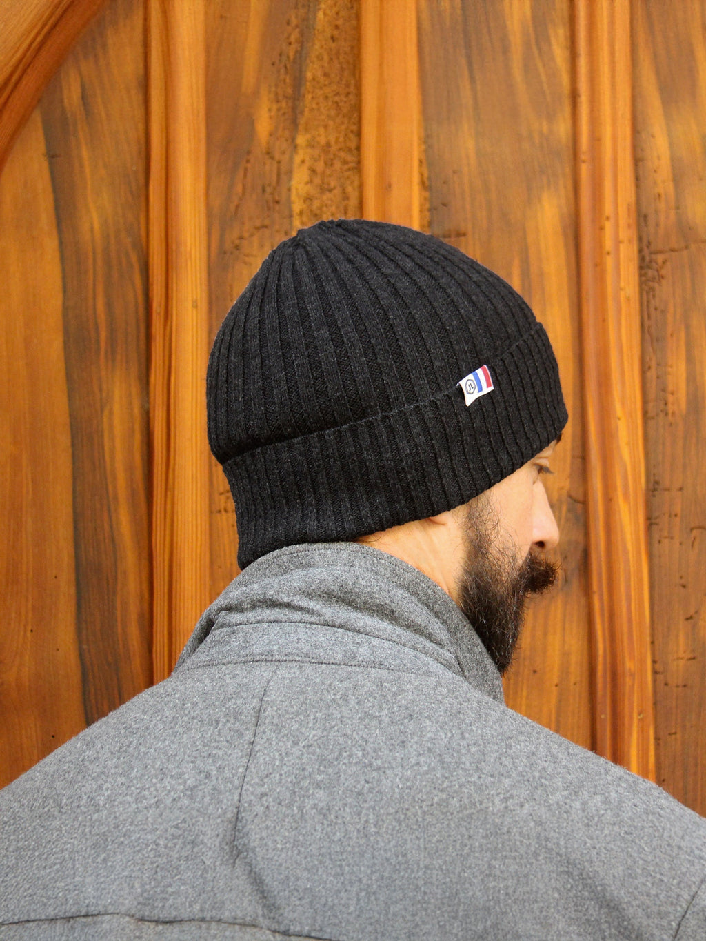Bonnet Coton Recyclé Noir - Femme
