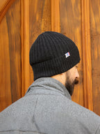 Bonnet Coton Recyclé Noir - Femme
