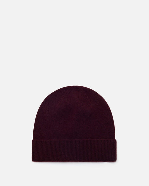 BONNET EMILIA CACHEMIRE BORDEAUX - minelli.fr