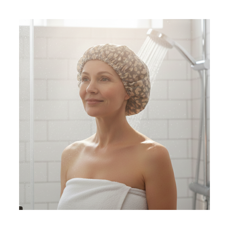 Bonnet De Douche Léopard