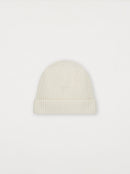 Bonnet LAINE TRICOTÉ blanc craie