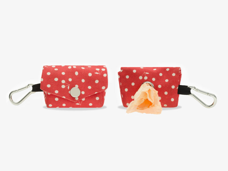 Pochette Pour Sacs À Crottes - Rouge Coquelicot