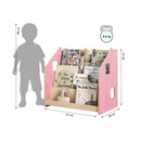 Bibliothèque Enfant – Bleu Clair & Rose