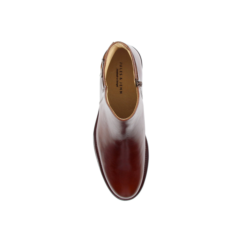 Boots À Boucle Cuir Marron - Homme