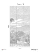 Seaside Fresco - Grisaille