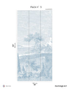 Bord De Mer Wall Mural - Pastel Blue