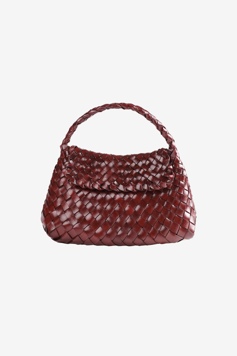 Sac Bandoulière Jacky Mini - Bordeaux