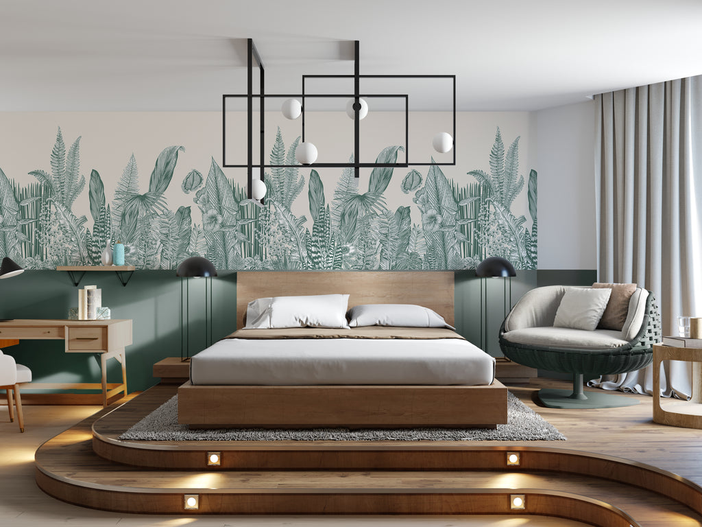 Mural Botanic - Vert