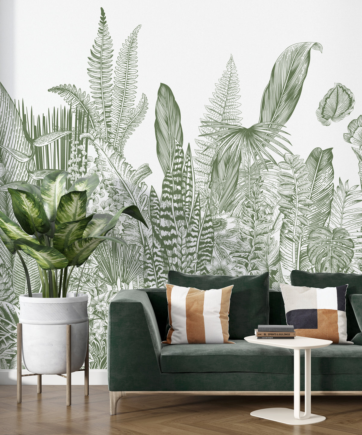 Mural Botanic - Vert