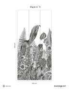 Botanic Fresco - Charcoal