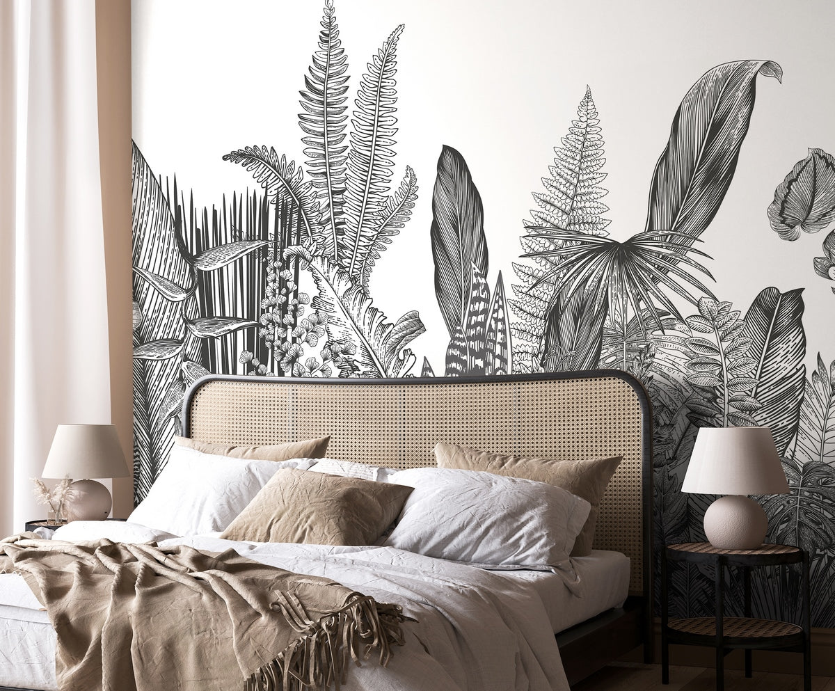 Botanic Fresco - Charcoal