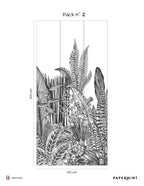 Botanic Fresco - Charcoal