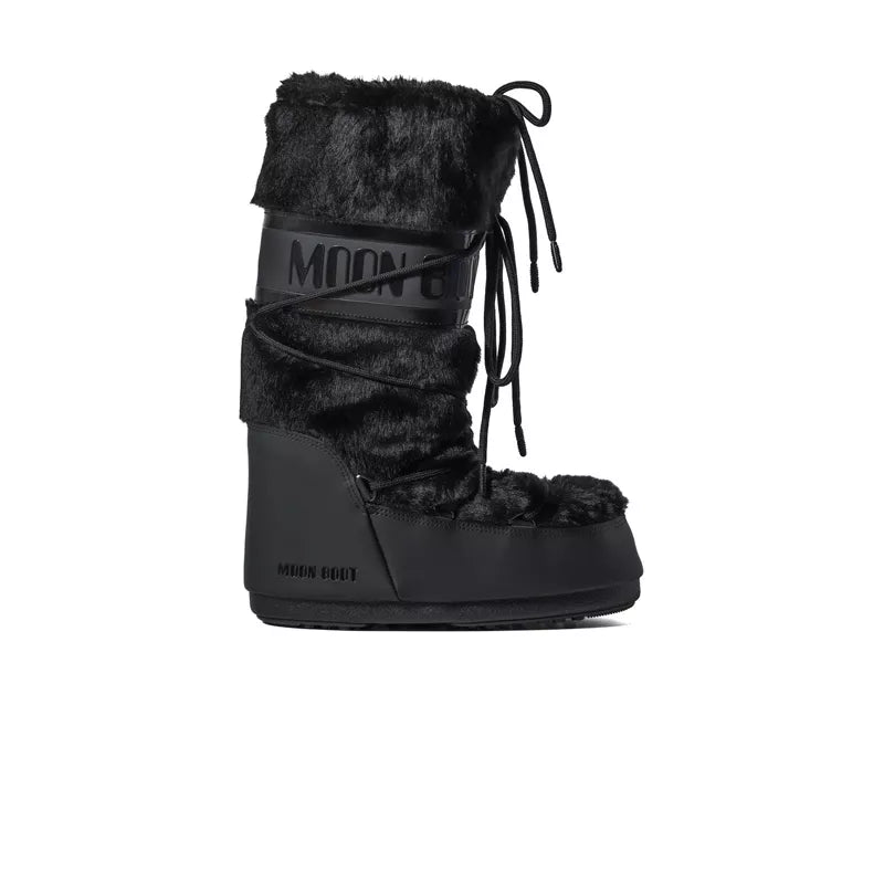 Bottes Icon Fausse Fourrure - Noir