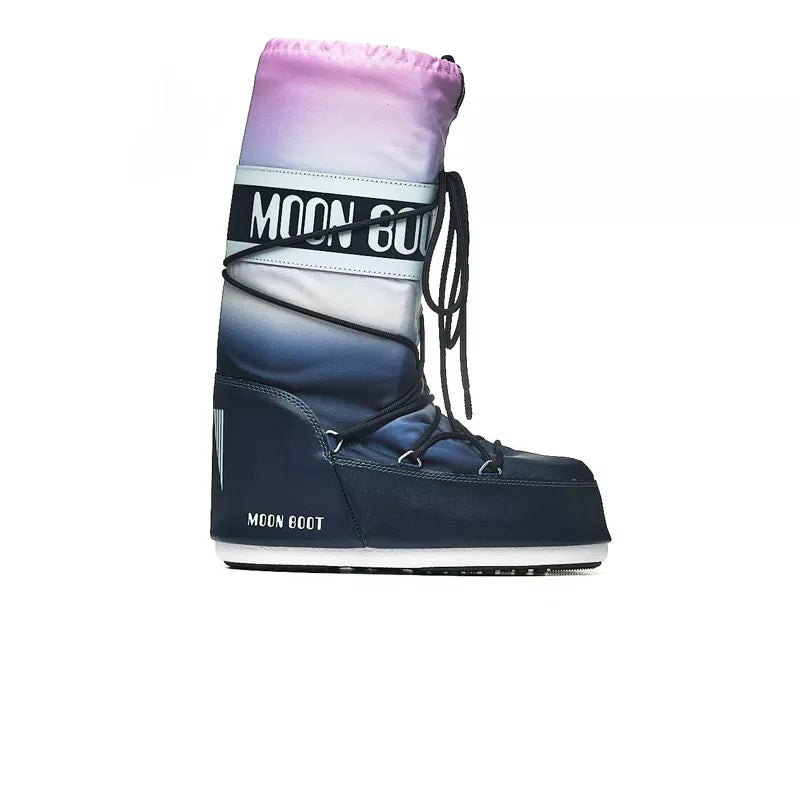 Botas Icon con estampado de luna - Azul/Rosa/Blanco