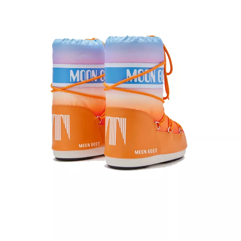 Bottes Icon Imprime Soleil - Orange/Bleuciel/Blanc