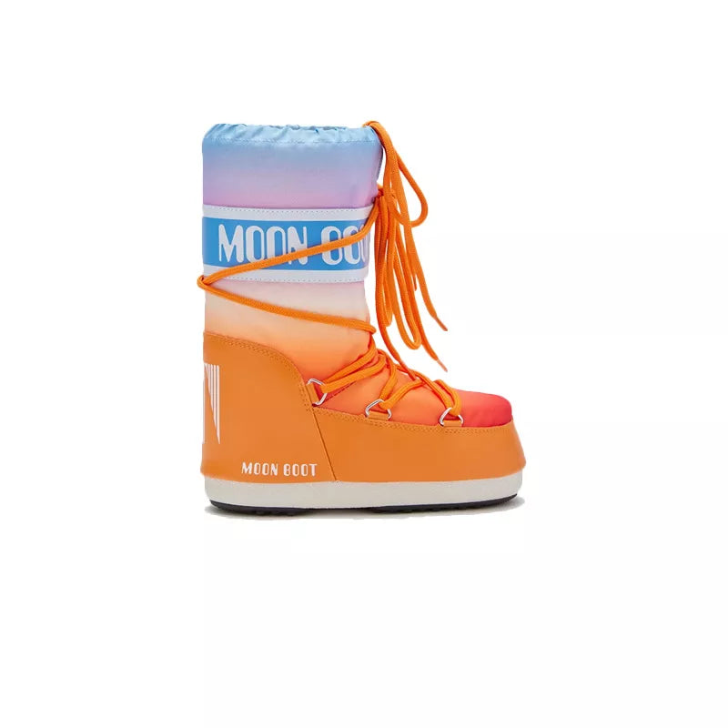 Bottes Icon Imprime Soleil - Orange/Bleuciel/Blanc