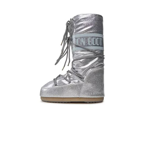 Bottes Icon Paillettes - Argent/Gris