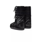 Icon Glitter Boots - Black/Black
