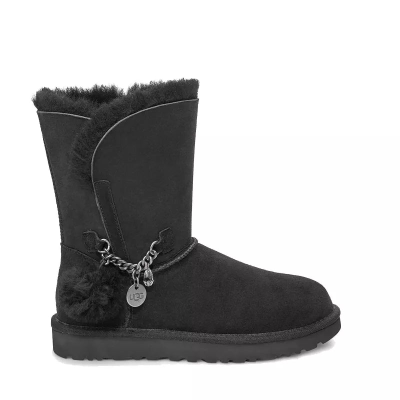 Bottes Ugg Classic Mini Charms - Noir