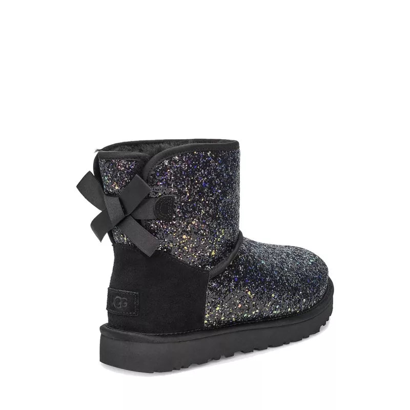 Bottes Ugg Classic Mini Cosmos Bow - Noir