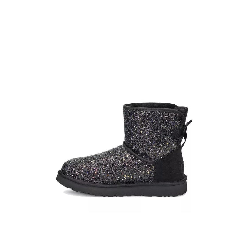 Botas Ugg Classic Mini Cosmos con lazo - Negro