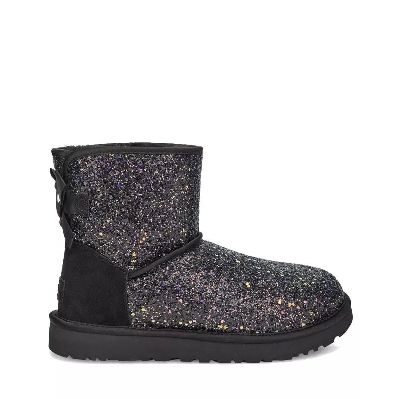 Bottes Ugg Classic Mini Cosmos Bow - Noir