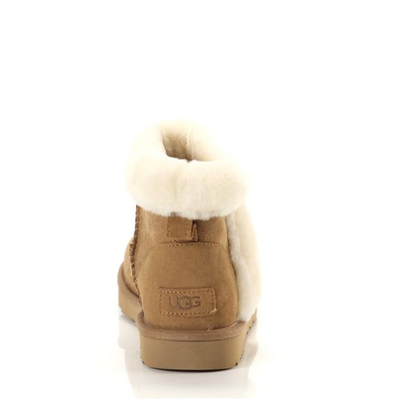 Bottes Ugg Classic Mini Heritage Fluff - Marron - Femme