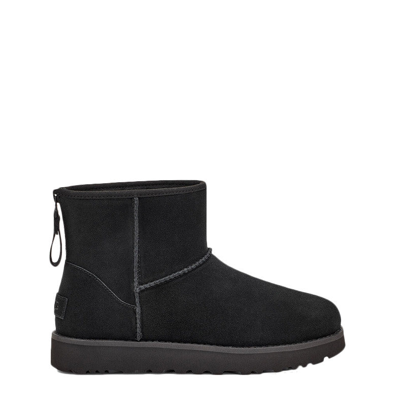 UGG Classic Mini Logo Zip Boot - Black - Women