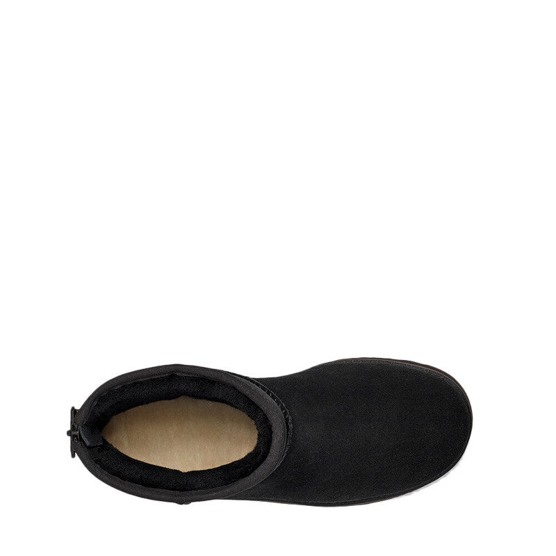 UGG Classic Mini Logo Zip Boot - Black - Women