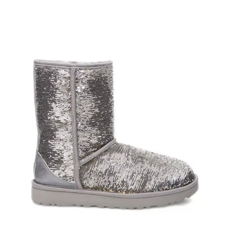 Bottes Ugg Classic Short Cosmos Sequin - Gris