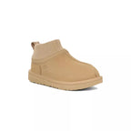 K Classic Ultra Mini Stretch Cuff Boots - Light Beige