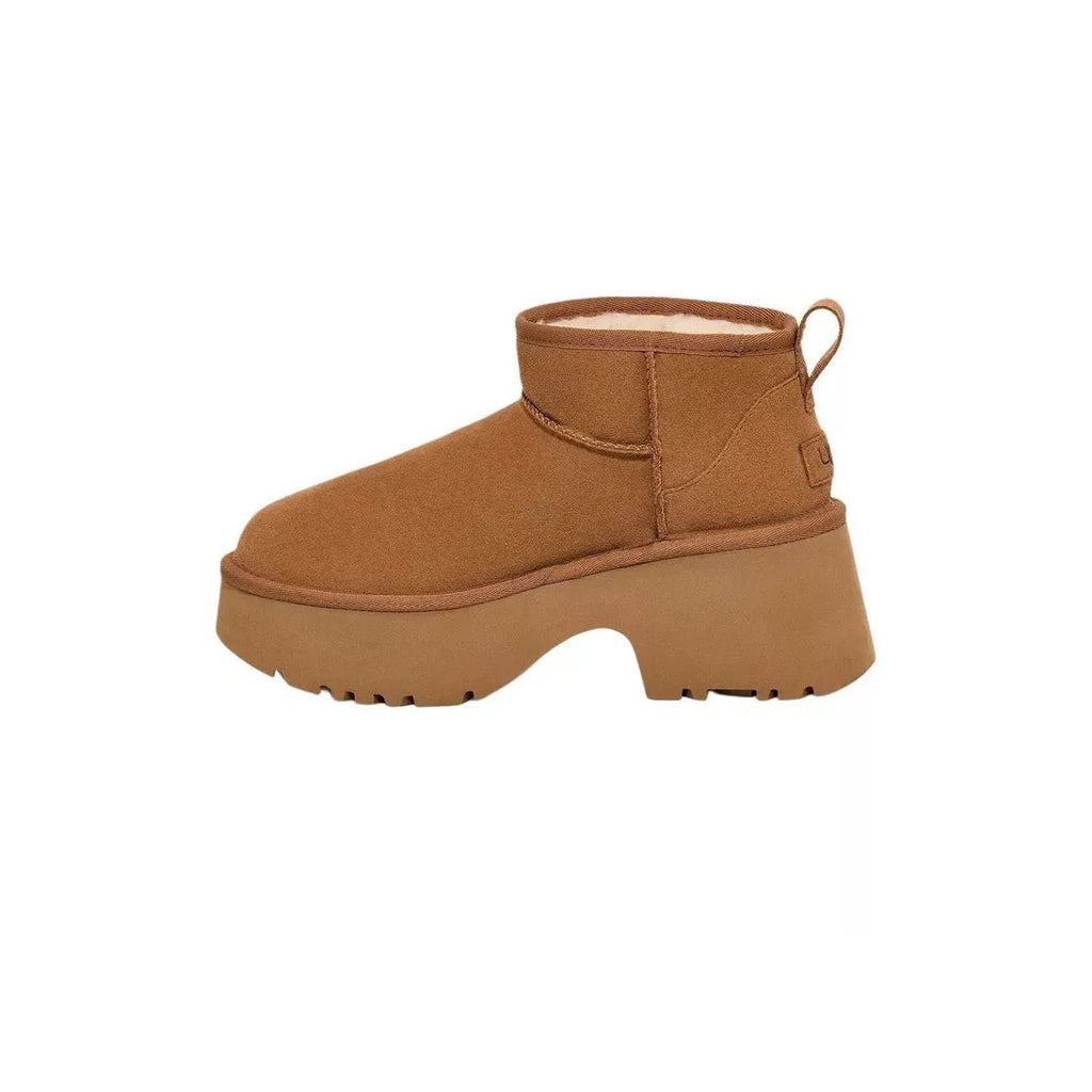 W Classic Ultra Mini New Heights Boots - Chestnut