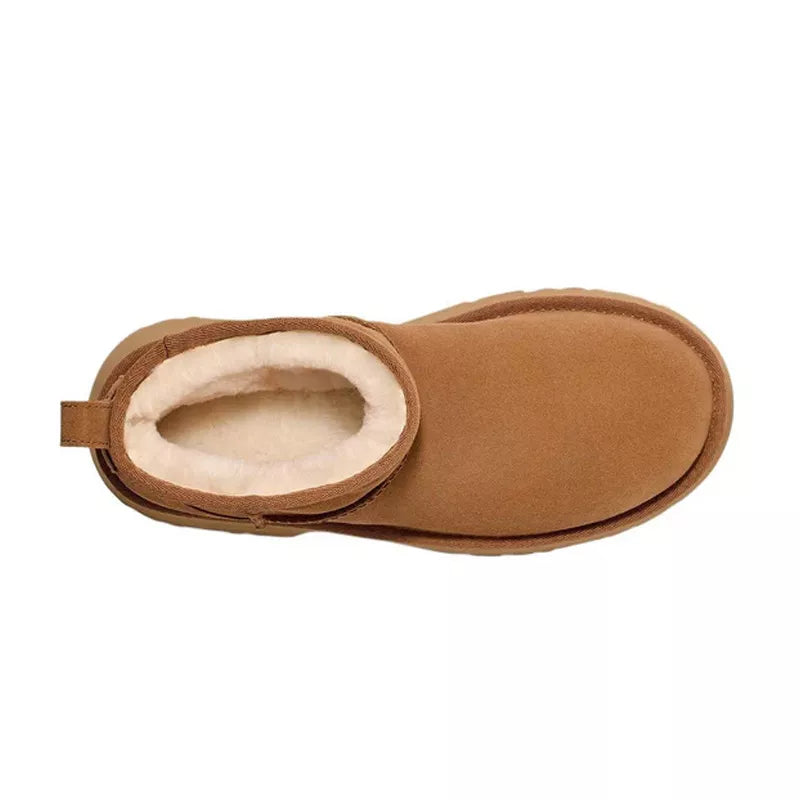 W Classic Ultra Mini New Heights Boots - Chestnut