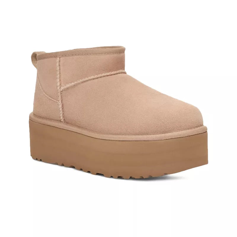 Botas W Classic Ultra Mini Platform - Beige