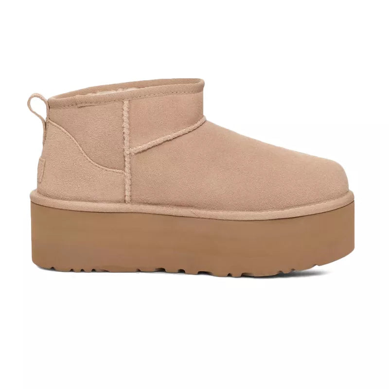 Botas W Classic Ultra Mini Platform - Beige