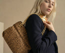 Bottega Veneta Vintage Leopard Hair Bag