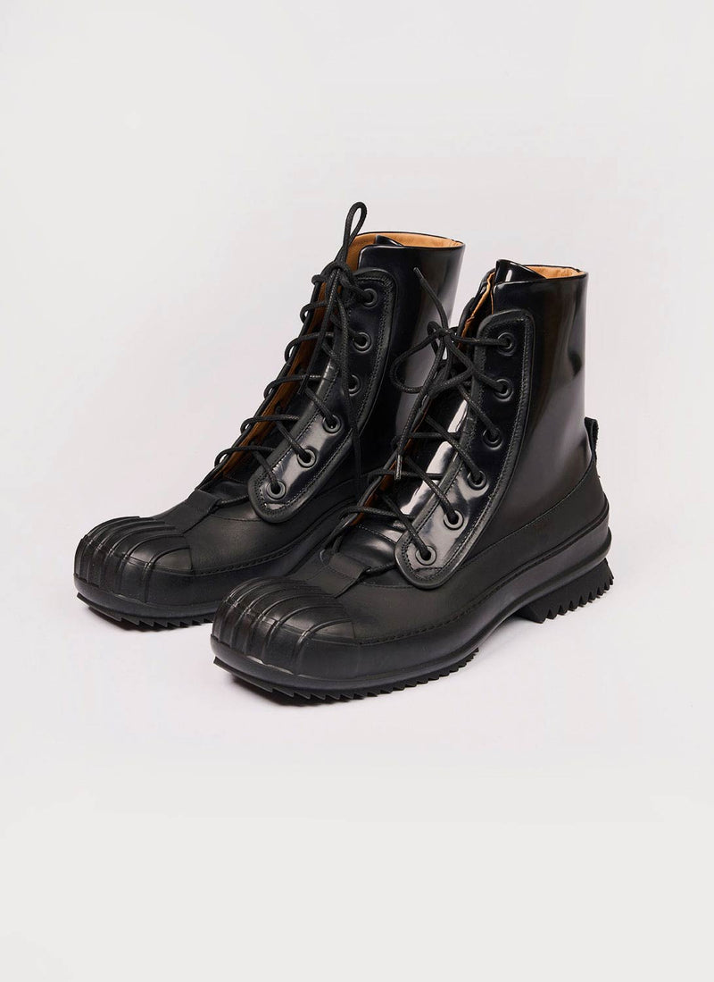 Maison Margiela - Bottes À Lacets - Black - Homme