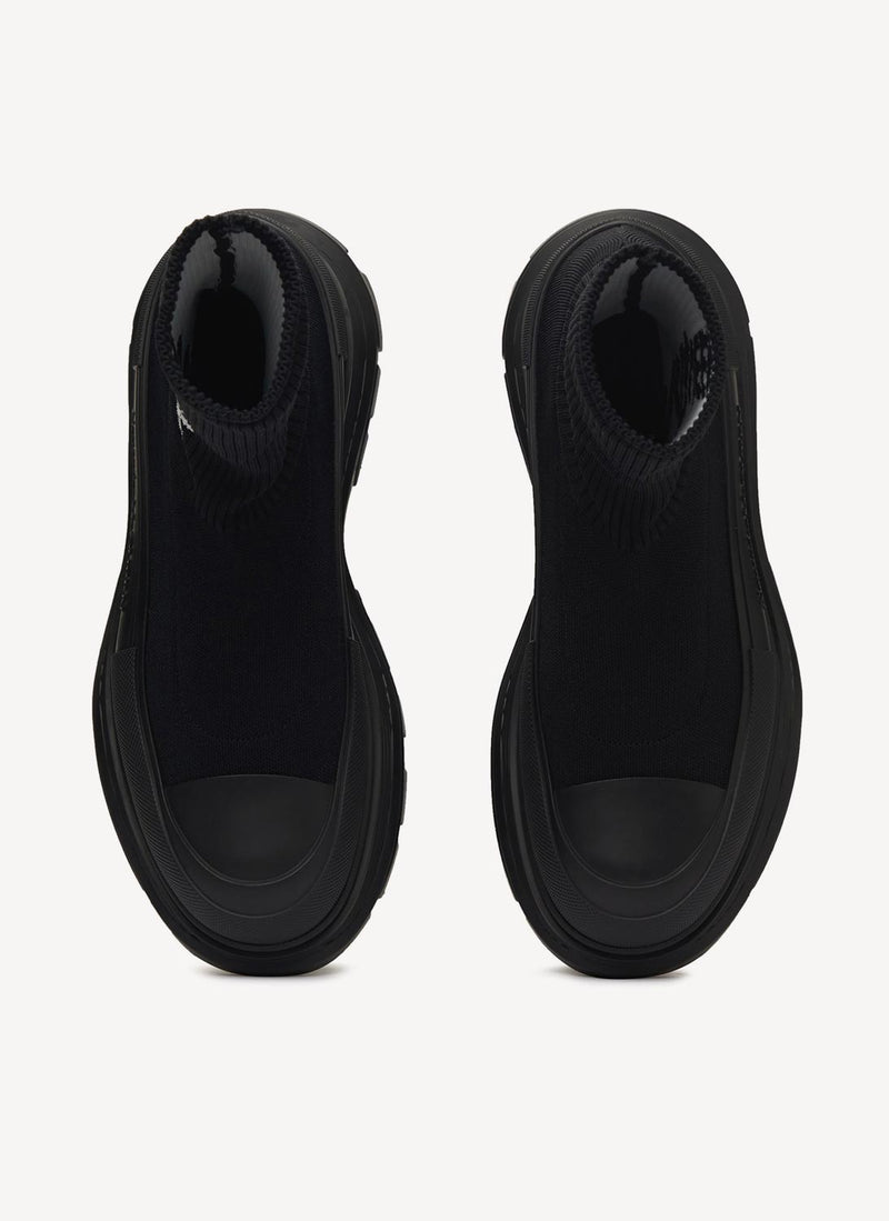 Alexander Mcqueen - Bottes À Logo - Black - Homme