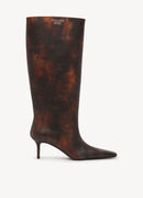 Acne Studios - Bottes À Talon - Brown - Femme