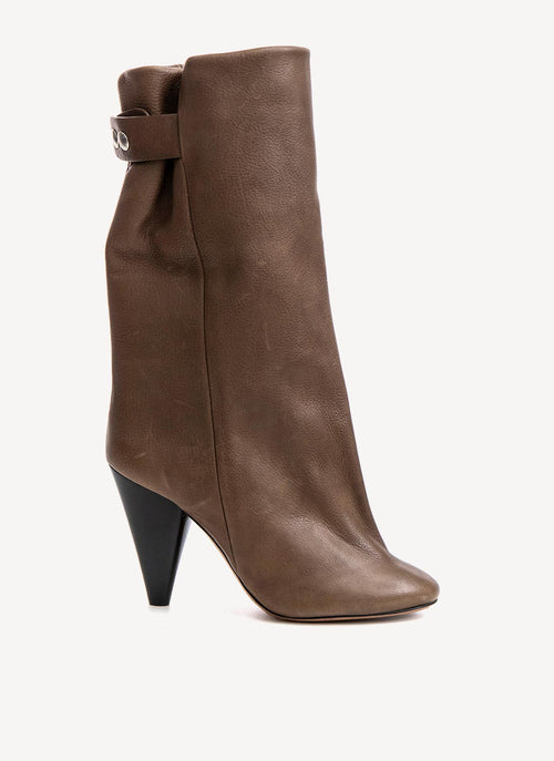 Isabel Marant - Bottes Cloutées - Kaki - Femme