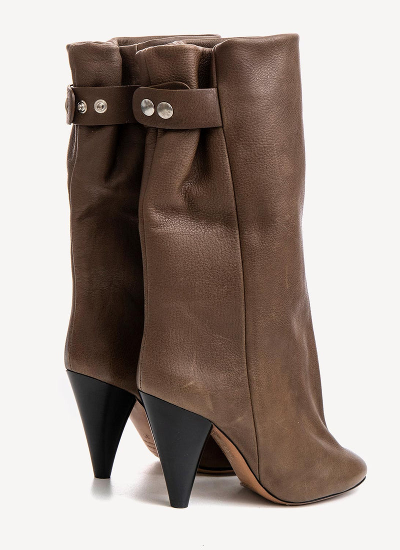 Isabel Marant - Bottes Cloutées - Kaki - Femme