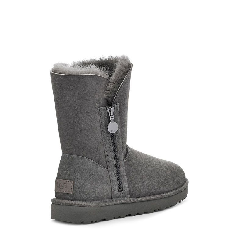 Bottes Bailey Zip Short - Gris - Femme