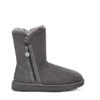 Bottes Bailey Zip Short - Gris - Femme