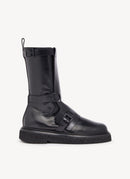 Max Mara - Bottes Buckles - Black - Femme