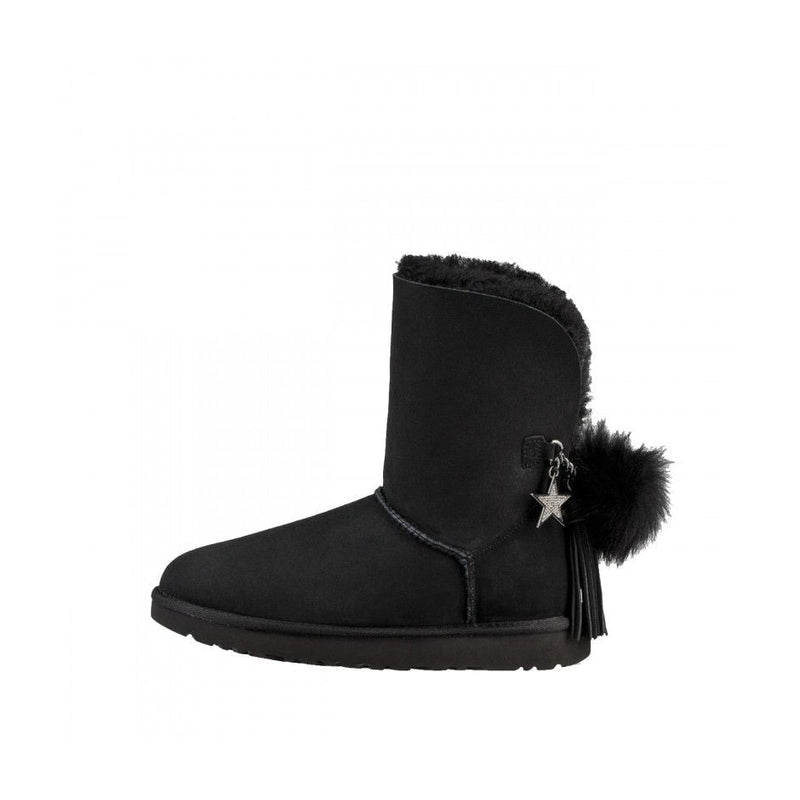 Botas clásicas con dijes - Negro - Mujer