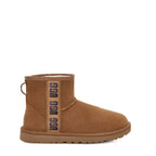 Botas Classic Mini Side Logo Ii - Marrón - Mujer
