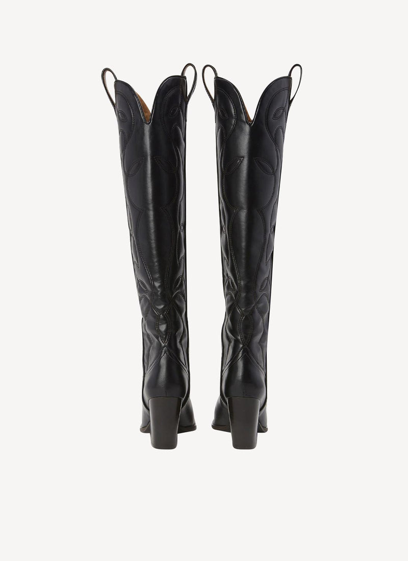 Stella Mccartney - Bottes Cowboy Cloudy Alter Mat - Noir - Femme