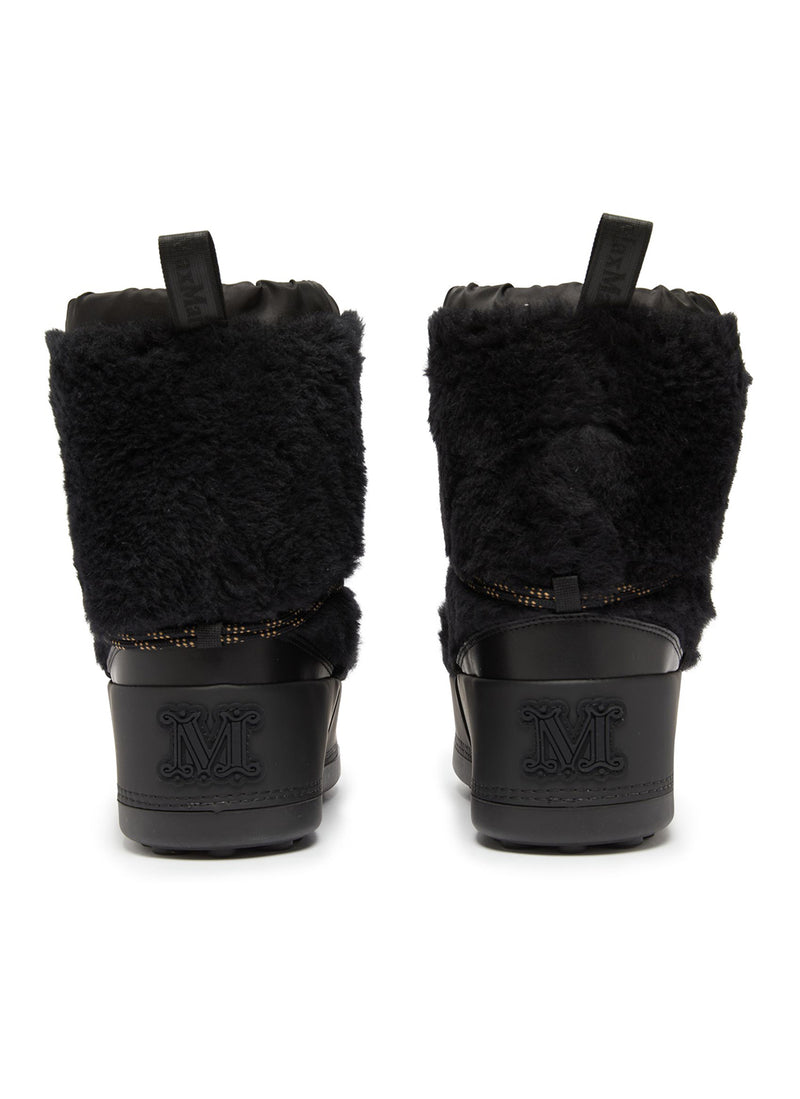 Max Mara - Bottes De Ski Teddy - Black - Femme